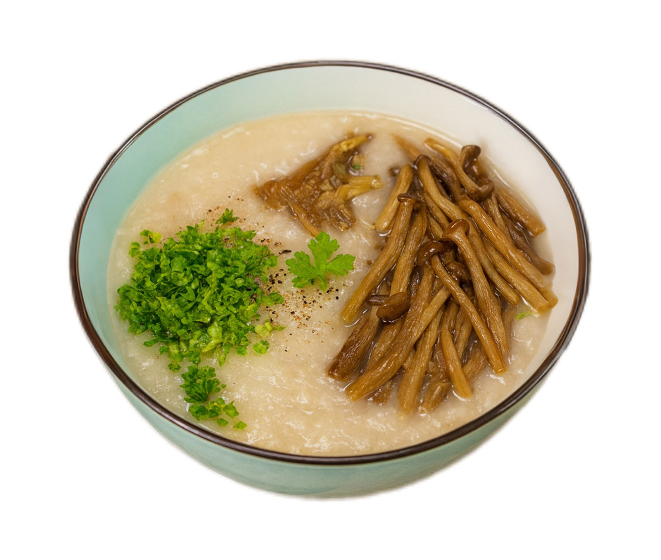 Cháo Nấm Hải Ngư